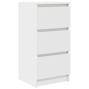 vidaXL Dressoir 37,5x35x76 cm bewerkt hout wit