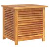 vidaXL Tuinbox met jaloezie&euml;n 60x50x56 cm massief acaciahout