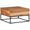 vidaXL Salontafel 68x68x41 cm massief acaciahout