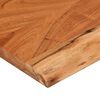 vidaXL Tafelblad rechthoekig natuurlijke rand 120x40x2,5 cm acaciahout