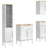 vidaXL Badkamermeubelset FLORO 4 st Wit 35 x 30 x 160 cm