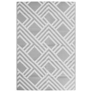 vidaXL Buitenkleed ARAKIL 120x180 cm PP grijs