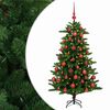 vidaXL Kunstkerstboom met Ballen 120 cm 150 LED's Warmwit