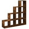 vidaXL Kamerscherm / boekenkast 131,5x29x131,5 cm hout gerookt eiken