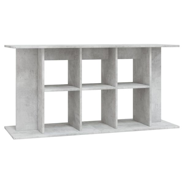 vidaXL Aquariumstandaard Betongrijs 120x40x60 cm Bewerkt hout