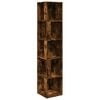 vidaXL Hoekkast 33x33x164,5 cm bewerkt hout gerookt eikenkleurig