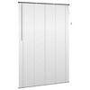 vidaXL Venetiaanse Blind Verstelbaar Zilvergrijs 213 x 140 cm PVC
