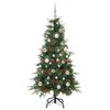 vidaXL Kunstmatige Inklapbare Kerstboom Groen 150 cm PE en PVC
