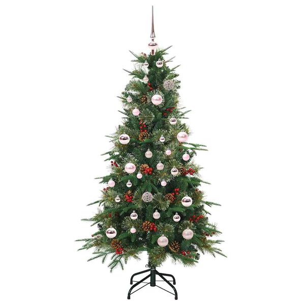 vidaXL Kunstmatige Inklapbare Kerstboom Groen 150 cm PE en PVC