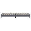 vidaXL Boxspring zonder matras fluweel donkergrijs 100x220 cm