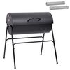 vidaXL Vaten Grill met 2 Kookroosters 3 st 80 x 73 x 90 cm Metaal