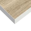vidaXL Wandschappen zwevend 2 st 120x23,5x3,8 cm MDF eikenkleurig wit