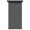 vidaXL Zijscherm Balkon 170 x 250 cm 100% polyester ijzer staal