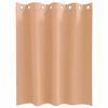 vidaXL Zwart-out Gordijnen met Ringen 2 pcs Licht Bruin 140 x 140 cm