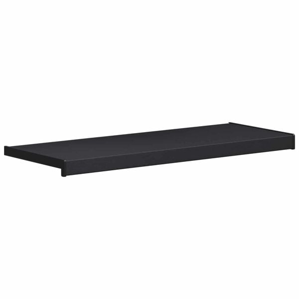 vidaXL Raamsokkel Anthraciet met Houtnerf 100 x 35 x 4,5 cm PVC