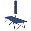 vidaXL Opvouwbaar Camping Bed 2 pcs Blauw 206 x 76 x 74 cm