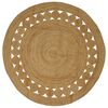 vidaXL Vloerkleden Naturel &Oslash; 210 cm Jute