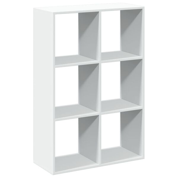 vidaXL Kamerscherm / boekenkast 69,5x29x103,5 cm bewerkt hout wit