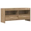 vidaXL TV-kast 100 x 33 x 47 cm Artisanaal eiken Bewerkt hout
