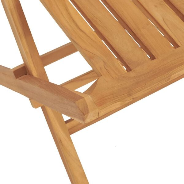 vidaXL Tuinstoelen 4 st inklapbaar 47x47x89 cm massief teakhout