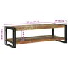 vidaXL Salontafel Multikleur 120 x 50 x 38 cm massief gerecycled hout