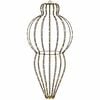 vidaXL Kerst Finial Licht 320 LED's Warmwit Dia. 40 x 75 cm