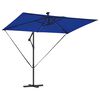 vidaXL Parasol Azurblauw 294 x 200 x 270 cm Polyester en Aluminium