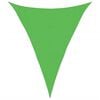 vidaXL Zonnezeil 160 g/m&sup2; 3x4x4 m HDPE lichtgroen