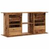 vidaXL Aquariumstandaard 121x41x58 cm bewerkt hout oud houtkleurig