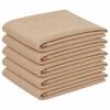 vidaXL Tafelkleed 5 st Ovaal Beige 160 x 220 cm