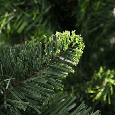 vidaXL Kunstkerstboom met verlichting en kerstballen 180 cm groen