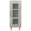 vidaXL Dressoir 34,5x34x90 cm bewerkt hout betongrijs
