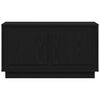 vidaXL TV-kast Zwart eiken 80 x 35 x 45 cm Bewerkt hout