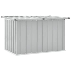 vidaXL Tuinbox 109x67x65 cm grijs