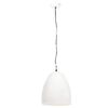 vidaXL Hanglamp industrieel rond 25 W E27 42 cm wit