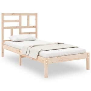 vidaXL Bedframe massief hout 75x190 cm