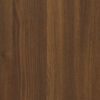 vidaXL Boekenkast 80x24x175 cm bewerkt hout bruin eikenkleur