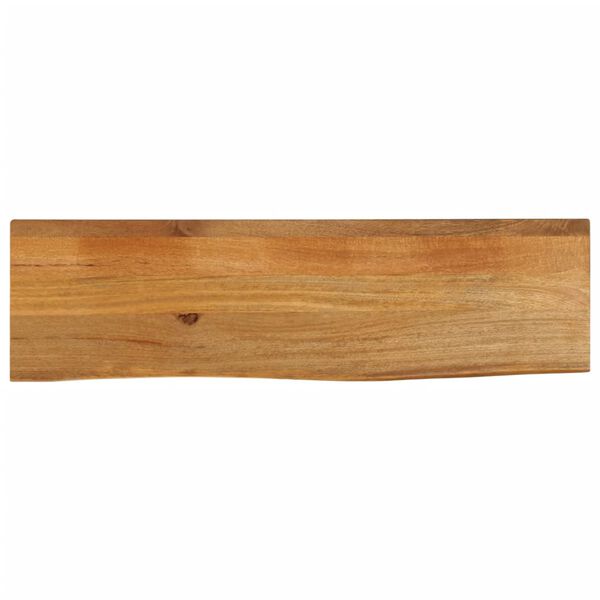 vidaXL Tafelblad met natuurlijke rand 110x40x3,8 cm massief mangohout