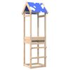 vidaXL Speeltoren Bruin 52,5 x 46,5 x 195 cm Massief grenenhout