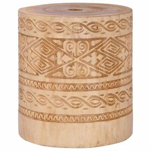 vidaXL Parasolvoet 28.05 kg Naturel Massief Hout Cilindrisch