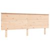 vidaXL Bedframe met hoofdbord massief hout