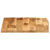 vidaXL Tafelblad met natuurlijke rand 60x60x2,5 cm massief mangohout