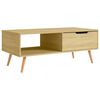 vidaXL Salontafel 100x49,5x43 cm bewerkt hout sonoma eikenkleurig