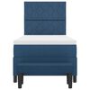 vidaXL Boxspringbed met matras met hoofdeinde Blauw 100 x 200 cm Stof