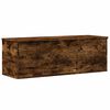 vidaXL Opbergbox 102x35x35 cm bewerkt hout gerookt eikenkleurig