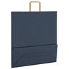 vidaXL Papieren zakken 250 st met hengsels 45x17x48 cm blauw