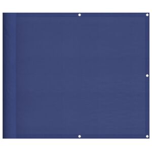 vidaXL Balkonscherm 90x1000 cm 100% oxford polyester blauw