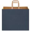 vidaXL Papieren zakken 50 st met hengsels 32x22x24 cm blauw