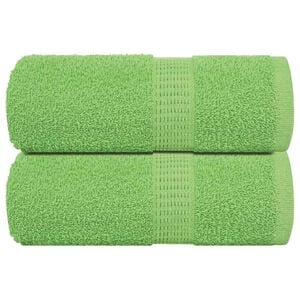 vidaXL Washandjes FROGN 2 st 30x30 cm 360 g/m&sup2; appelgroen