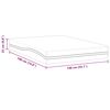 vidaXL Matras Wit en Grijs 140 x 190 cm Traagschuim